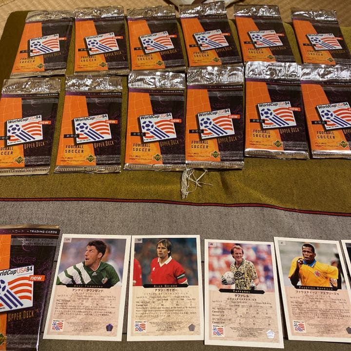 94年ワールドカップUSA 記念選手のカード　販売元バンダイ