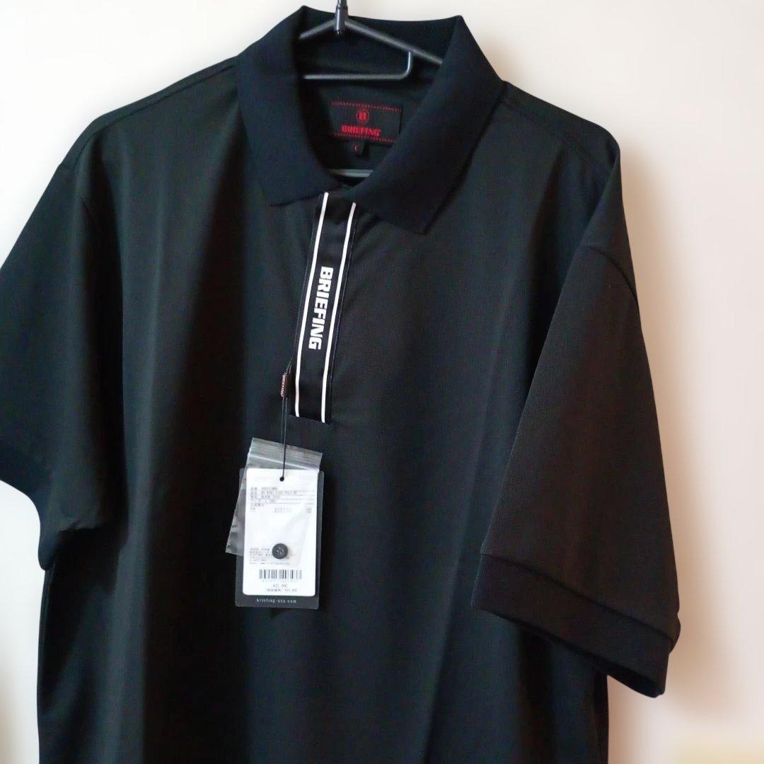 新品！BRIEFING ブラック ポロシャツ L