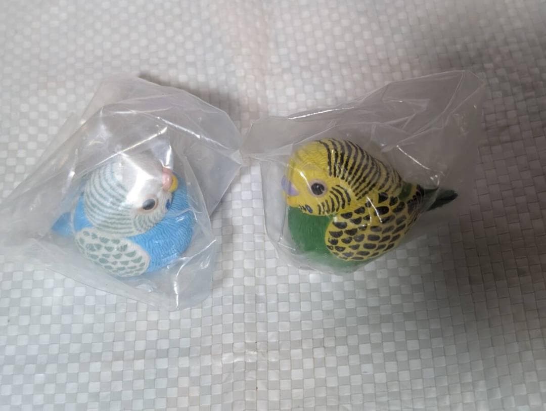 ふっくら福福インコ セキセイインコ2種 ガチャ　トレーディングフィギュア