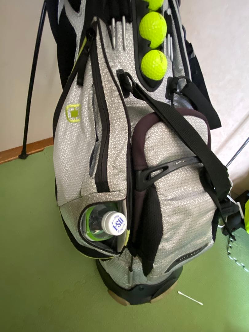 OGIO キャディバッグ シルバー/ ライトグリーン14分割