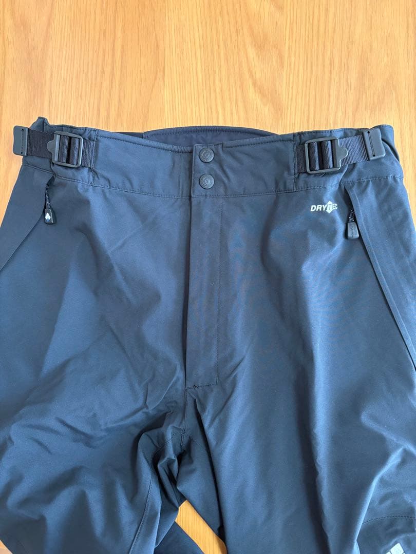 【値下げ】モンベル　パウダーステップパンツ　メンズ　Sサイズ　ブラック