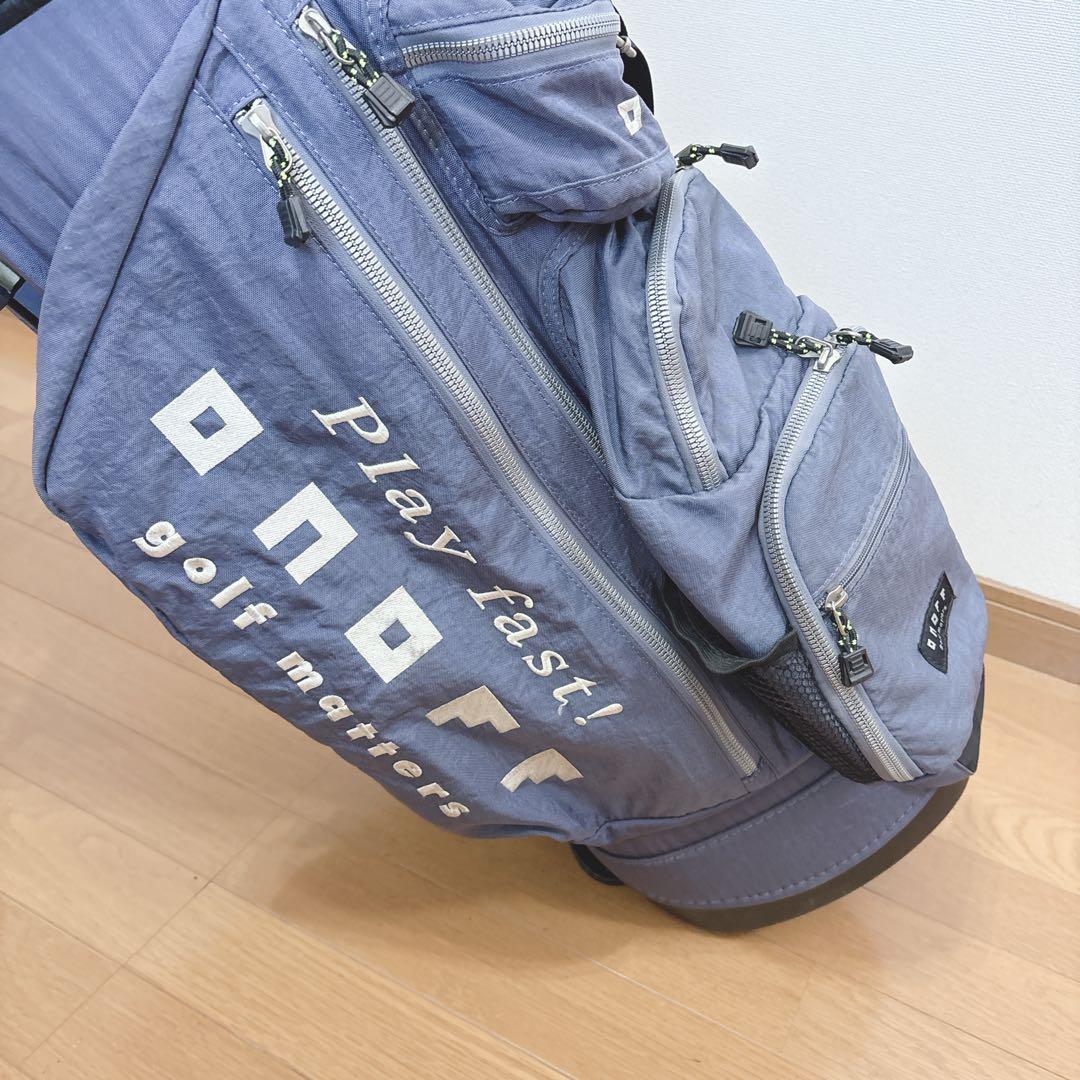 K453 onoff スタンドキャディバッグ パープル系