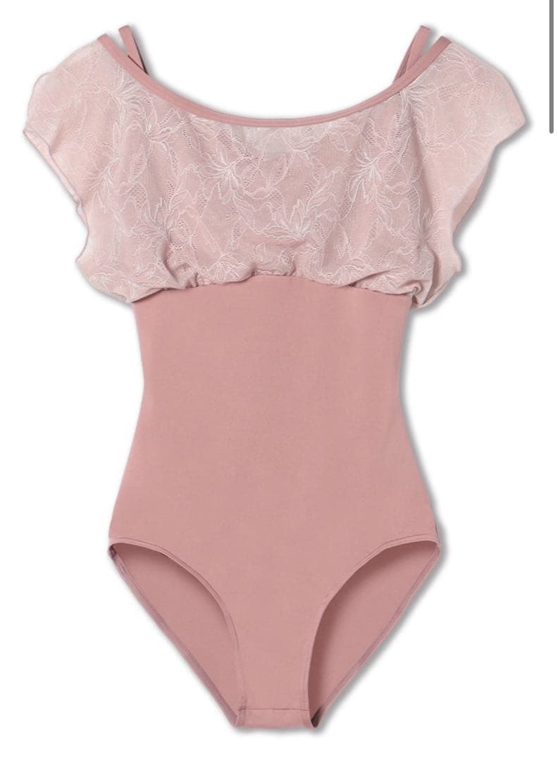 【チャコット】【美品】【新商品】フレンチスリーブレオタードL