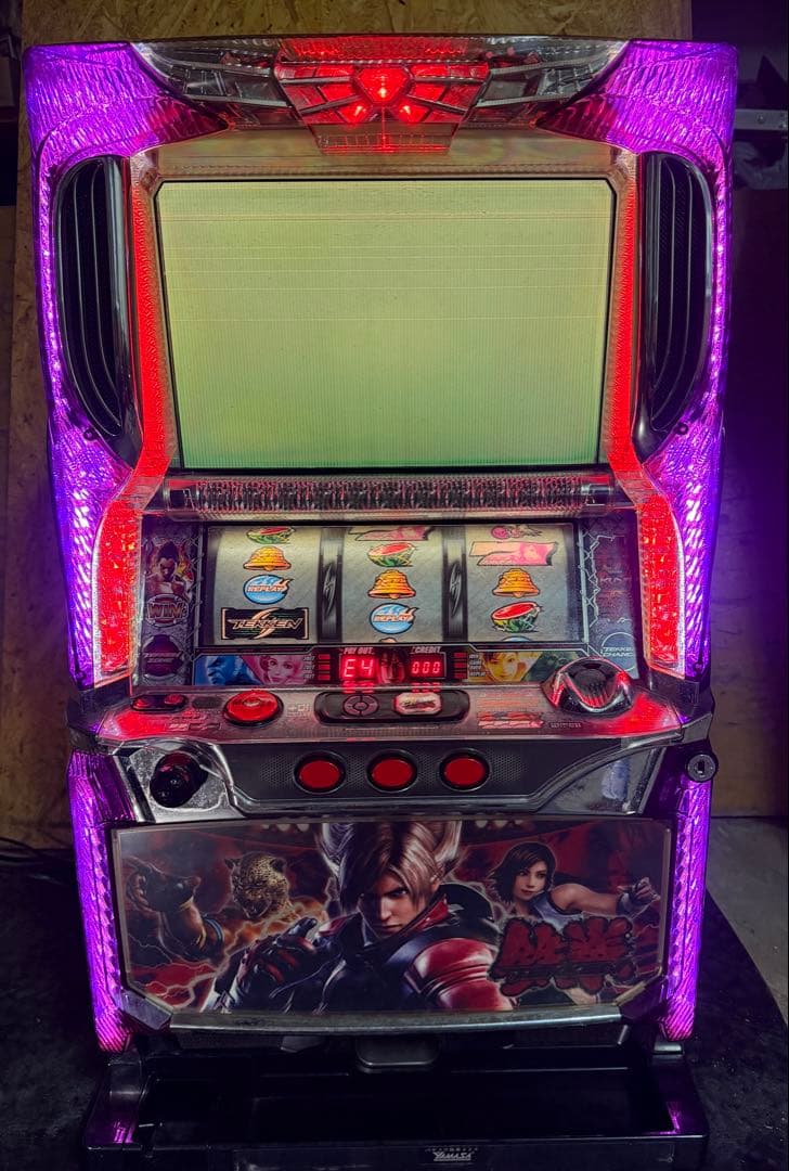 【送料込】　●鉄拳2nd　パチスロ　実機　ジャンク〜23