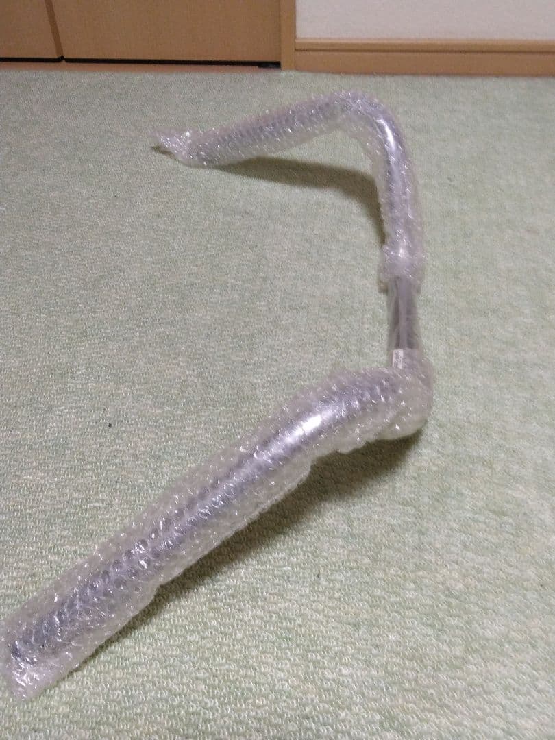 wlanガッツクローム　ハーレー用 LOW RISE BAR へこみ無し