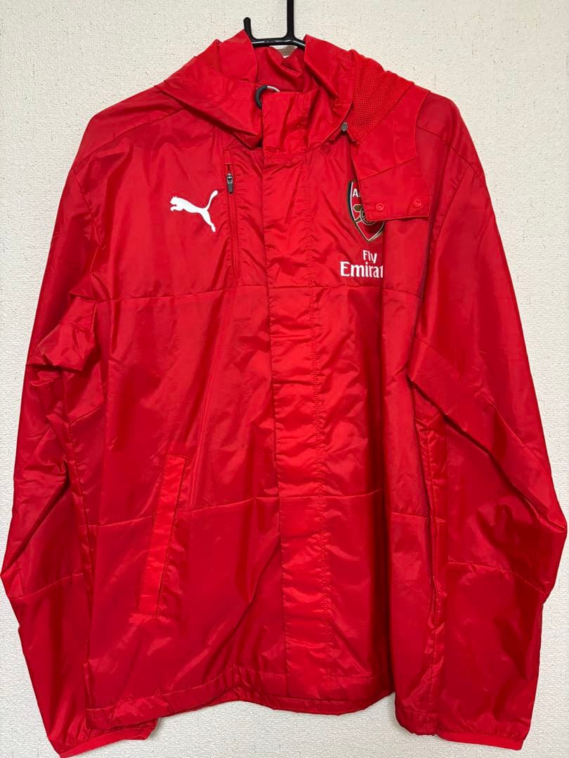 Puma Arsenal ウィンドブレーカー レッド
