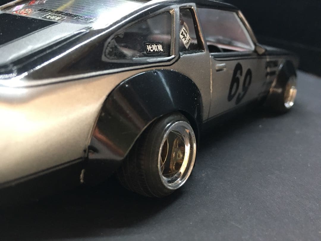旧車プラモデル完成品コスモAPアオシマ