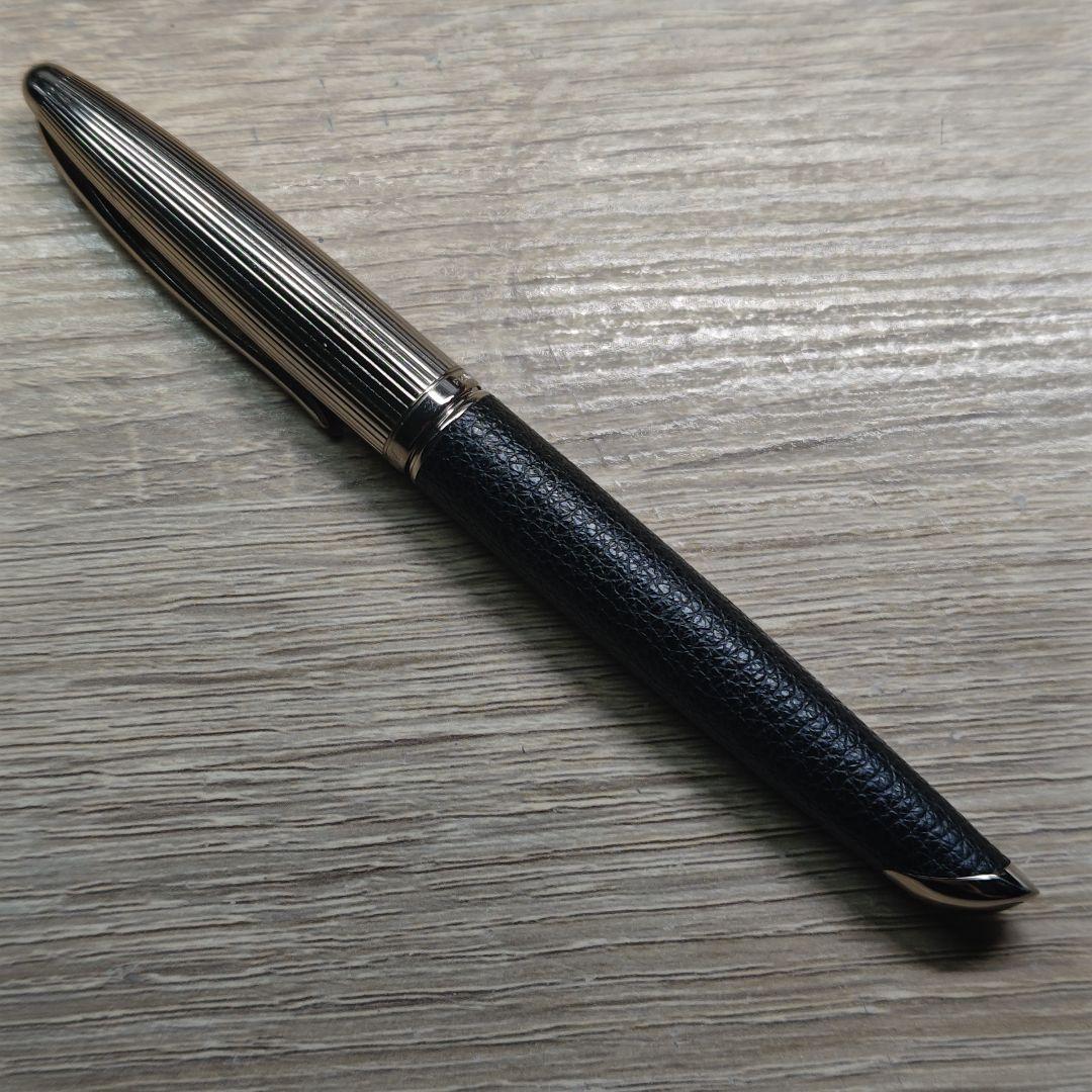 【限定品】ウォーターマン デラックスカレン ブラックレザーST 細字