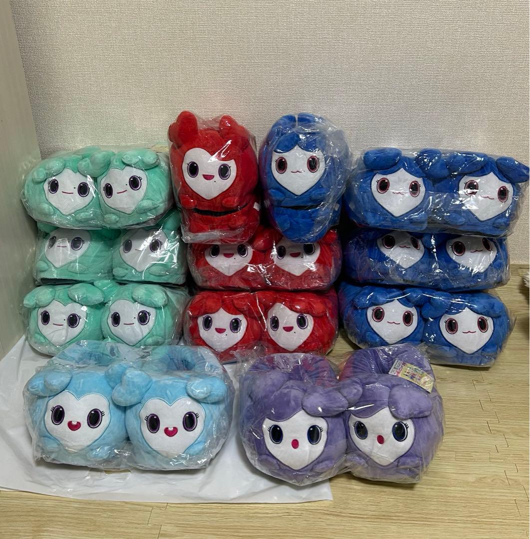 TWICE LOVELYS ぬいぐるみスリッパ スリッパ 12個セット