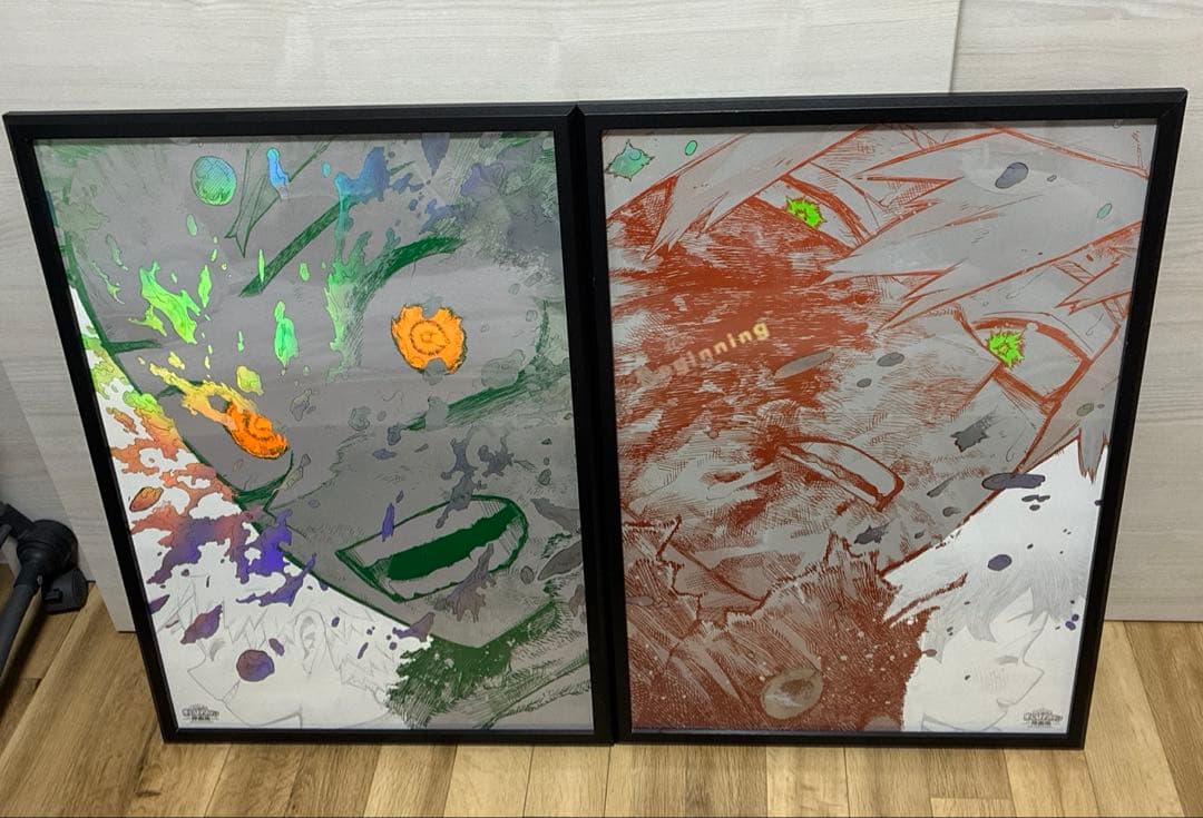 【額付き】ヒロアカ　原画展　ポスター