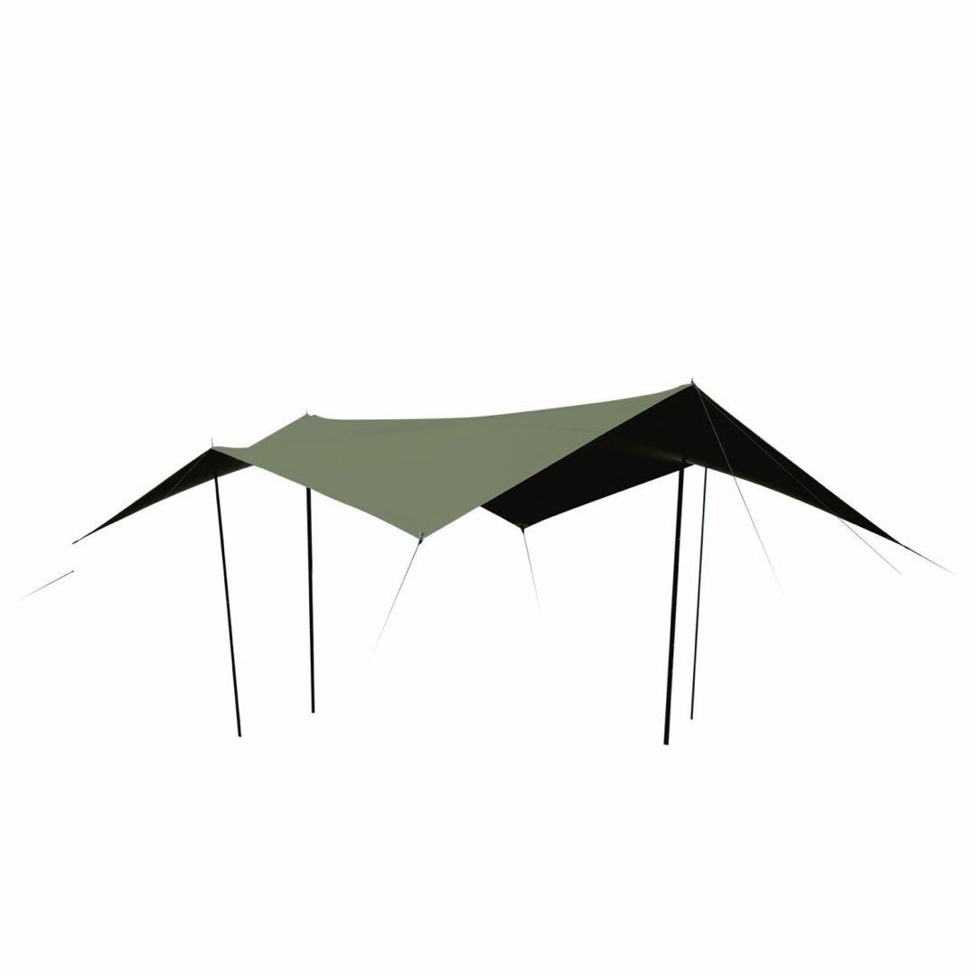 ポール4本セット❗️【完売品】ハイスペックタープ　THETARP ザ・タープカーキ