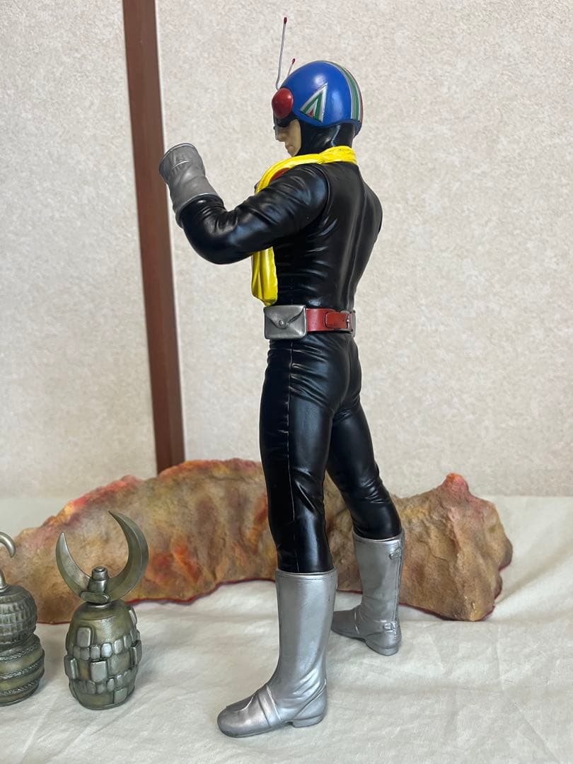 ボークス ライダーマン 海洋堂　東映レトロ 仮面ライダー　ガレージキット 完成品