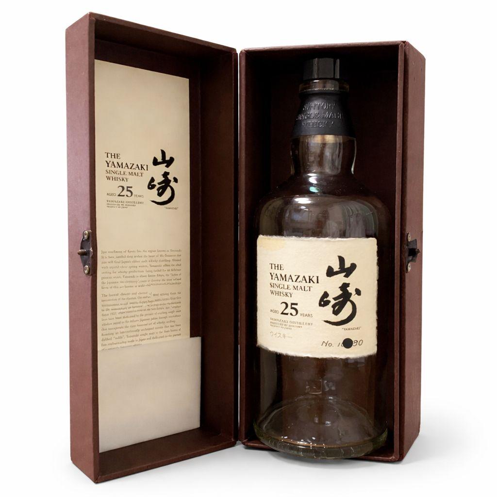 空瓶 山崎 シングルモルトウイスキー 25年　旧タイプ シェリー 希少