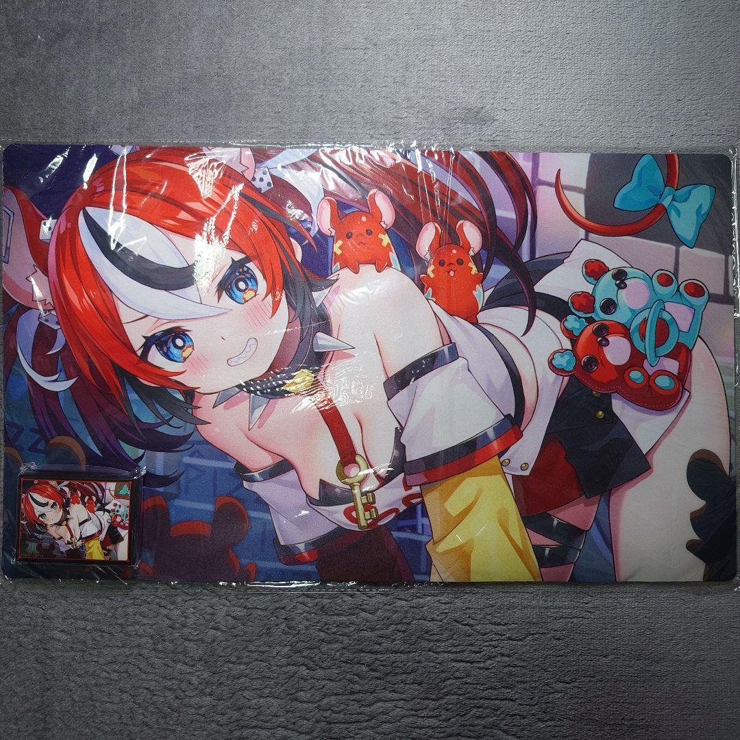α1 ホロライブ 通常衣装&胸元 ハコス・ベールズ スリーブ&プレイマット