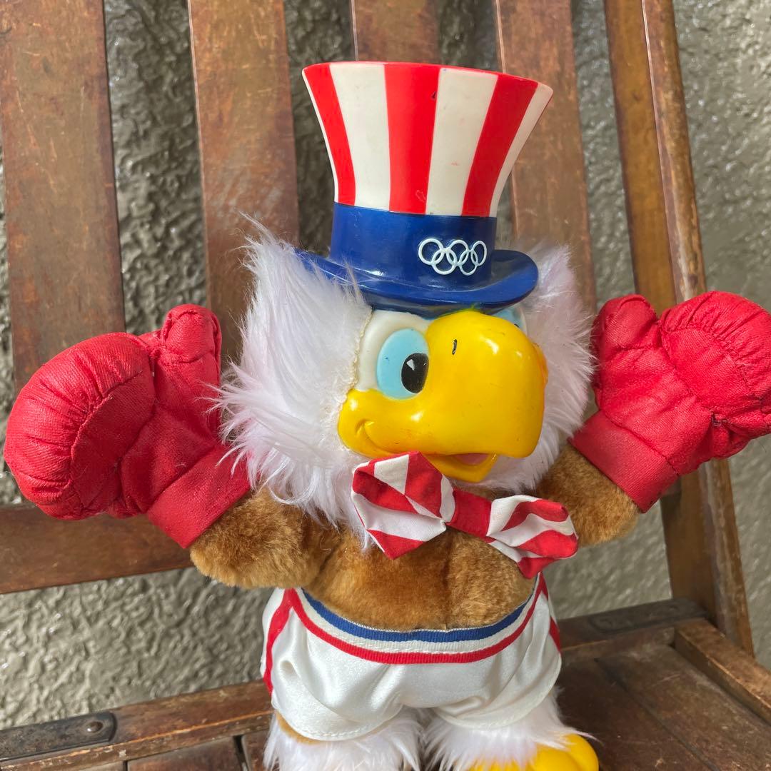 希少品！80's イーグルサム　ロサンゼルス五輪マスコット人形　ボクシングUSA