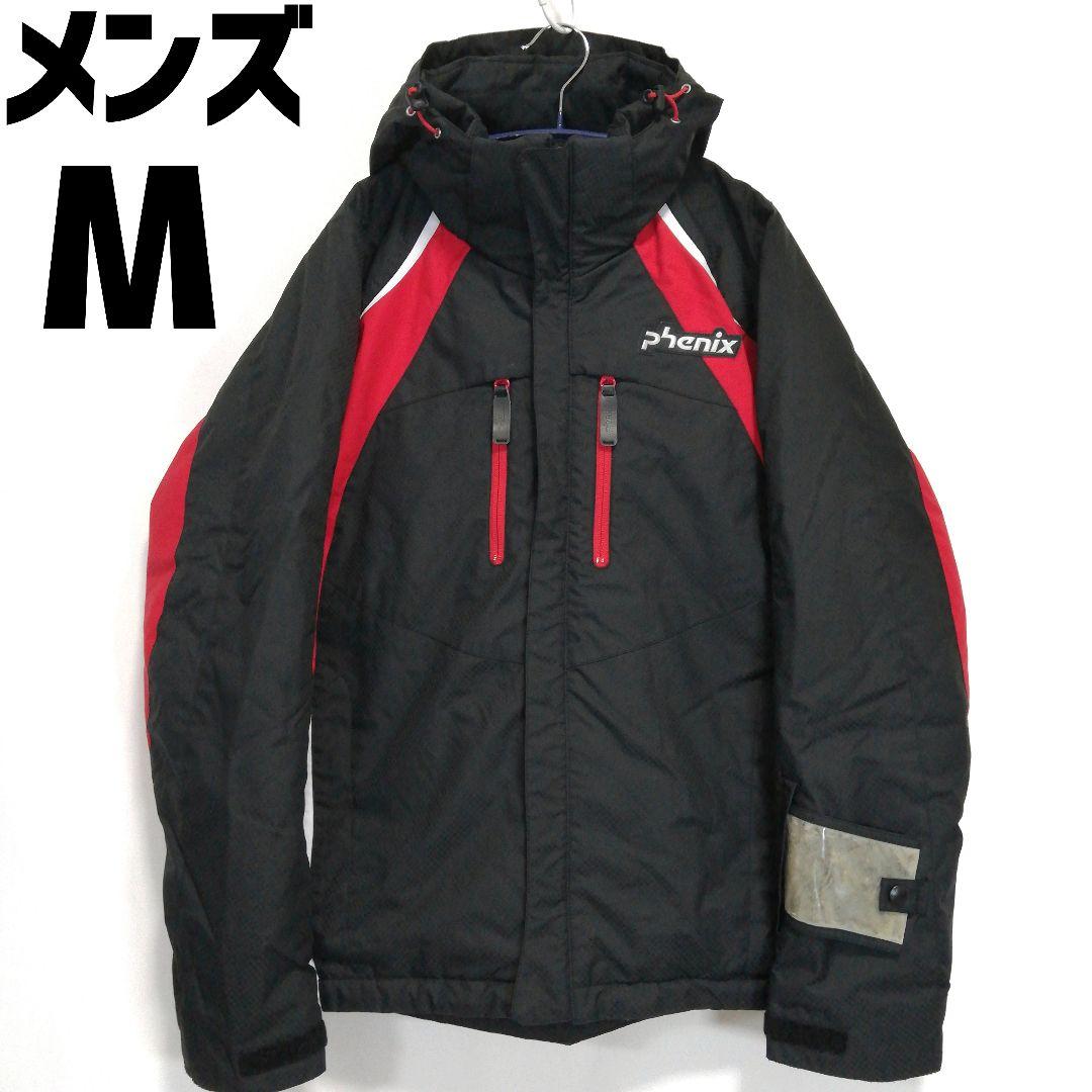 phenix メンズ スキーウェア ジャケット ブラック 黒 ロゴ フェニックス