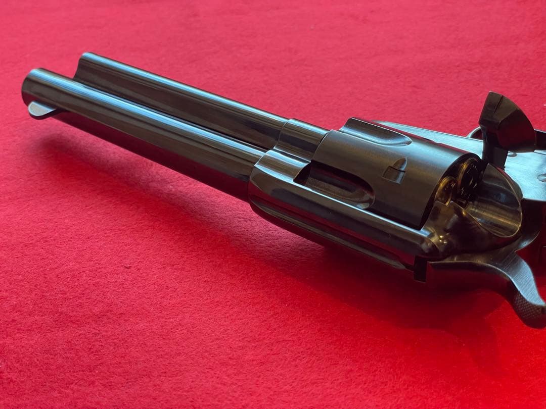 タナカ Colt SAA DCスチールフィニッシュ　木グリ　ガスリボルバー