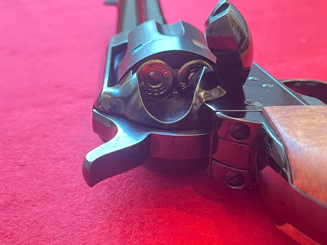 タナカ Colt SAA DCスチールフィニッシュ　木グリ　ガスリボルバー