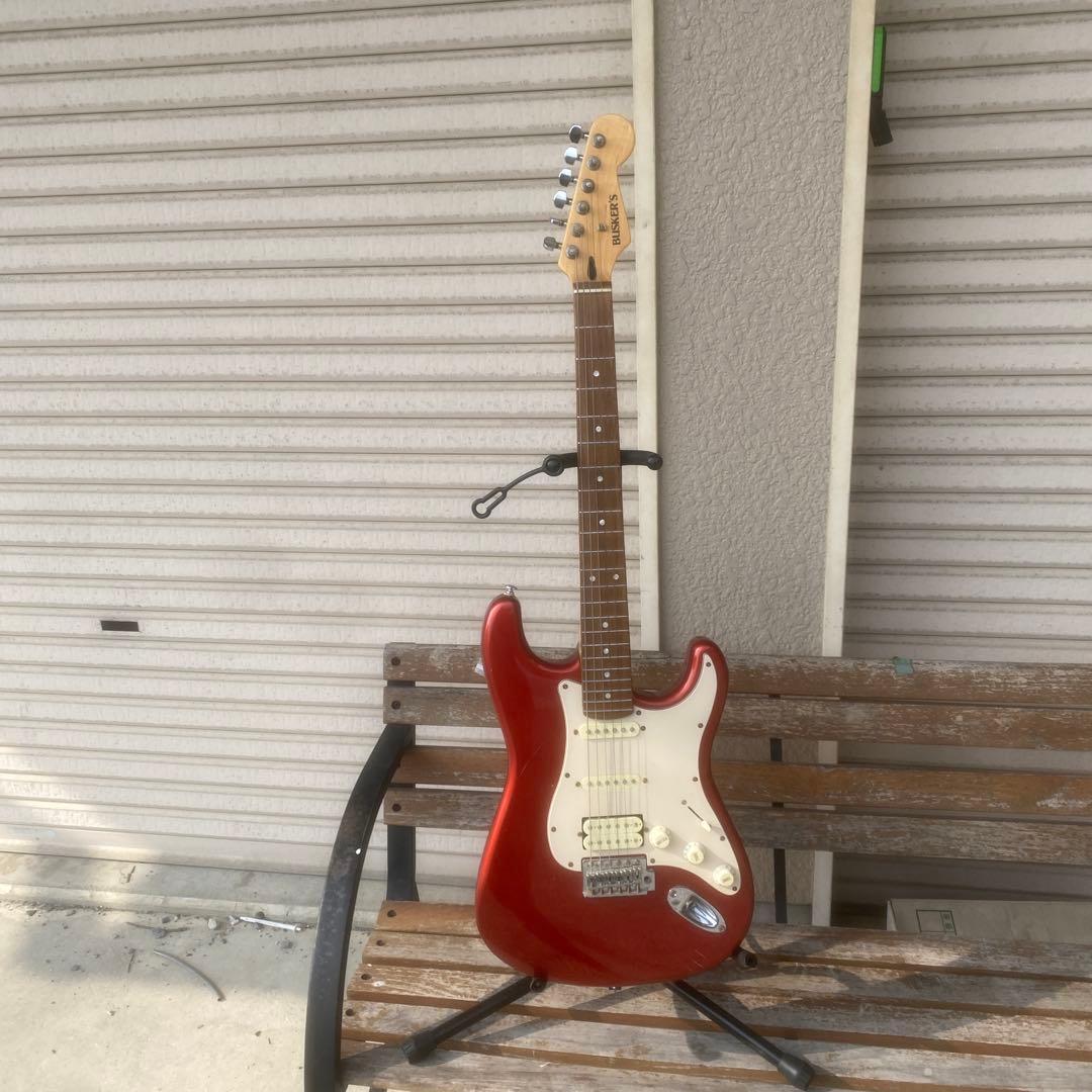 BUSKER'S エレキギター レッド