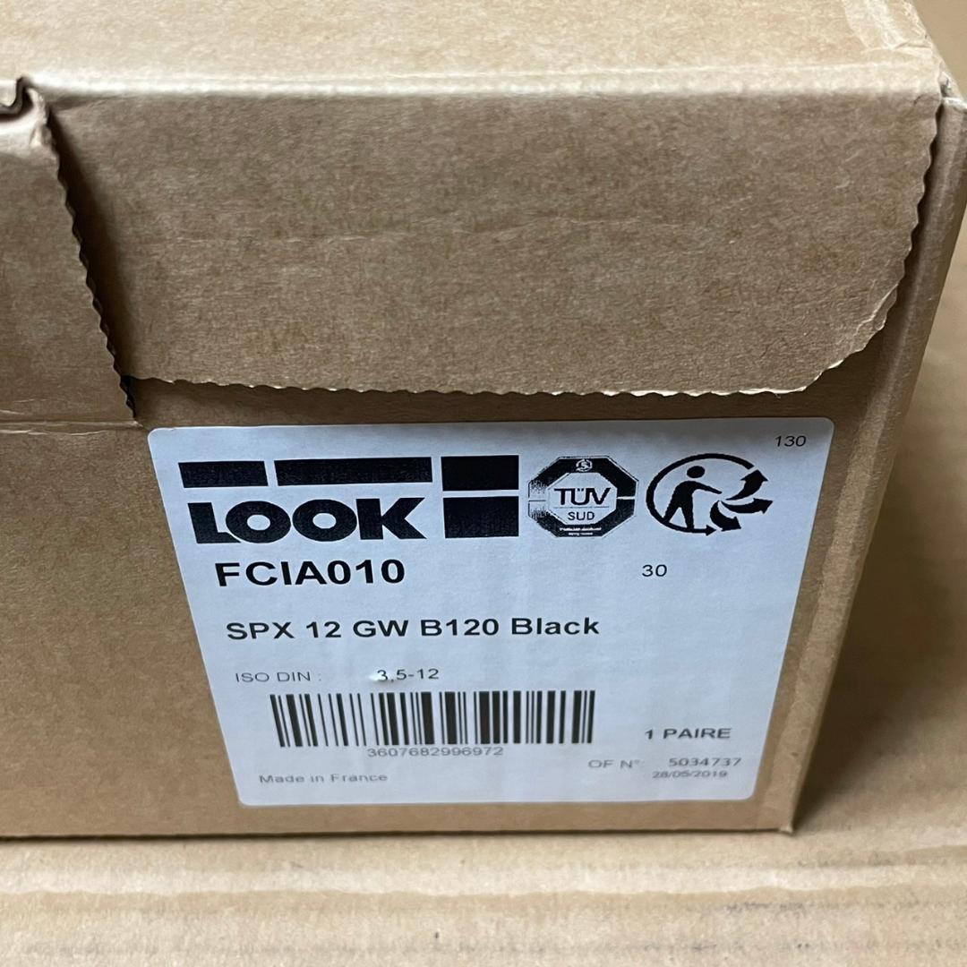 LOOK　SPX 12 GW　BLACK　120mm