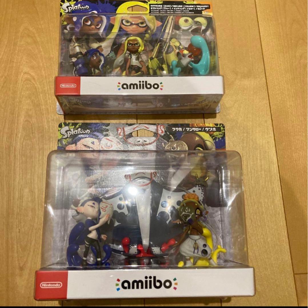 amiibo アミーボ　スプラトゥーン3 すりみ連合とトリプルセット