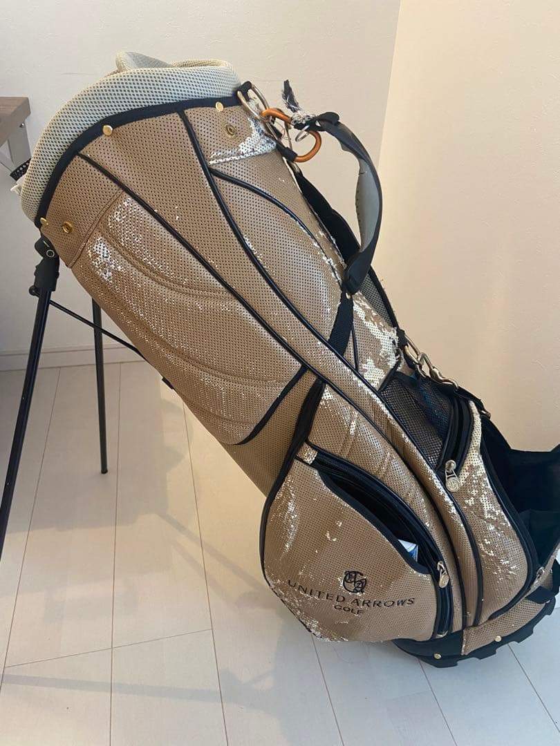 ユナイテッドアローズ　キャディバッグ スタンド式キャディバッグ　 GOLF
