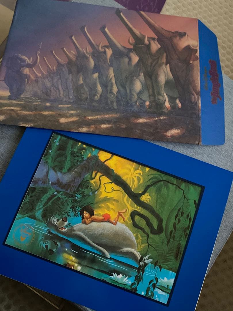 ジャングルブック Jungle Book ディズニー リトグラフ ポスター 絵画
