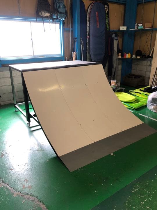 【サーフスケート・スケボー用】 クォーターランプ ミニランプ プラットフォーム付
