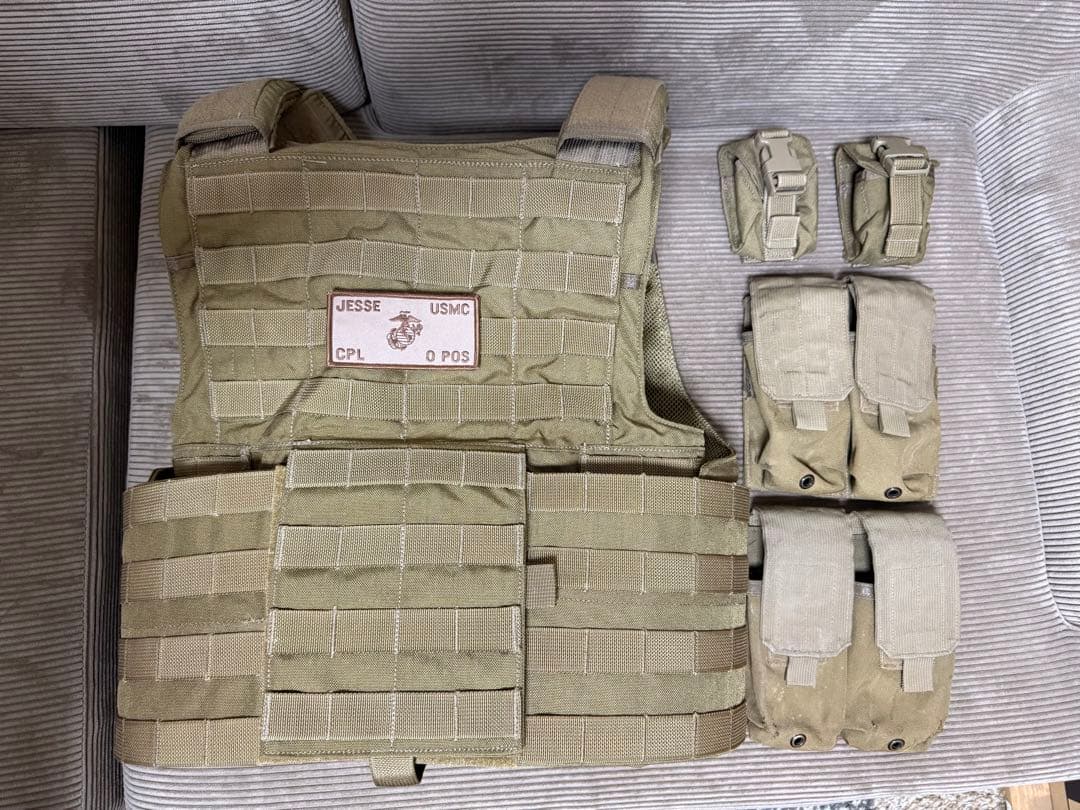 海兵隊　イーグル実物　プレートキャリア　米軍