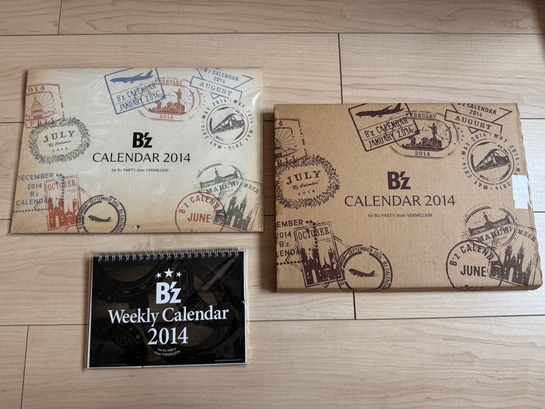 B'z カレンダー 1999〜2001、2009〜2024年