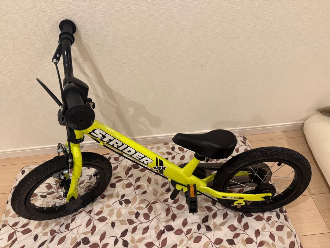 STRIDER 14x 幼児用自転車 イエロー