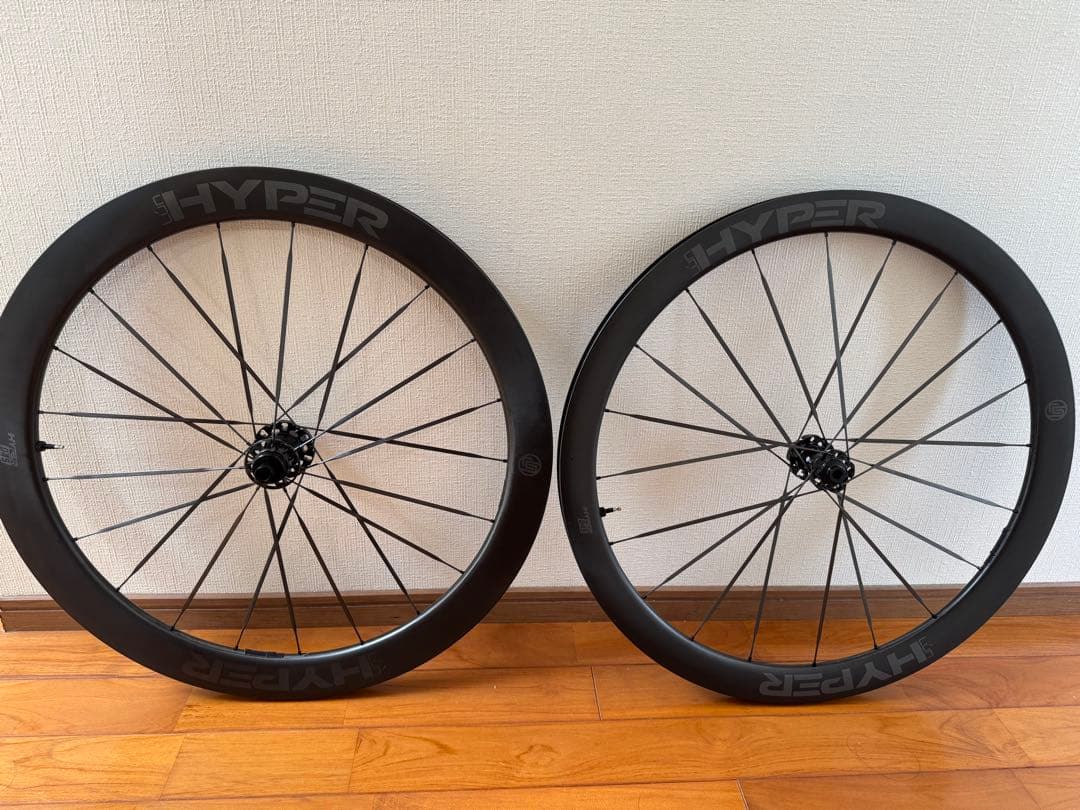 K*u様 LUN HYPER 3 45D カーボンホイールセット