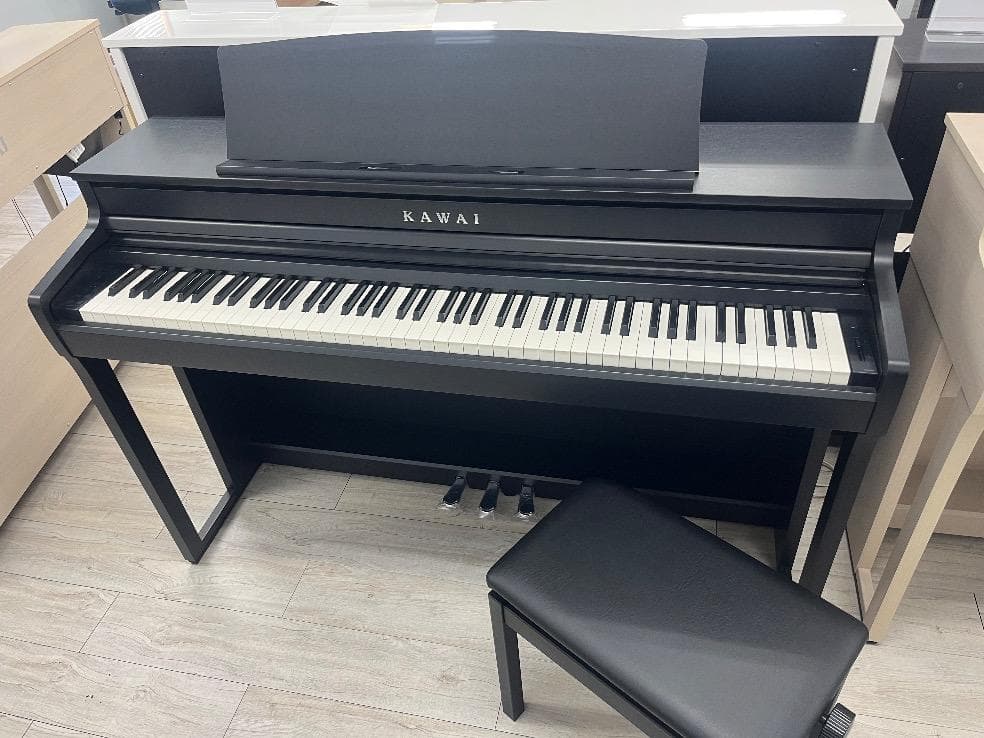 ★76586【電子ピアノ】KAWAI　SCA401MB　23年製