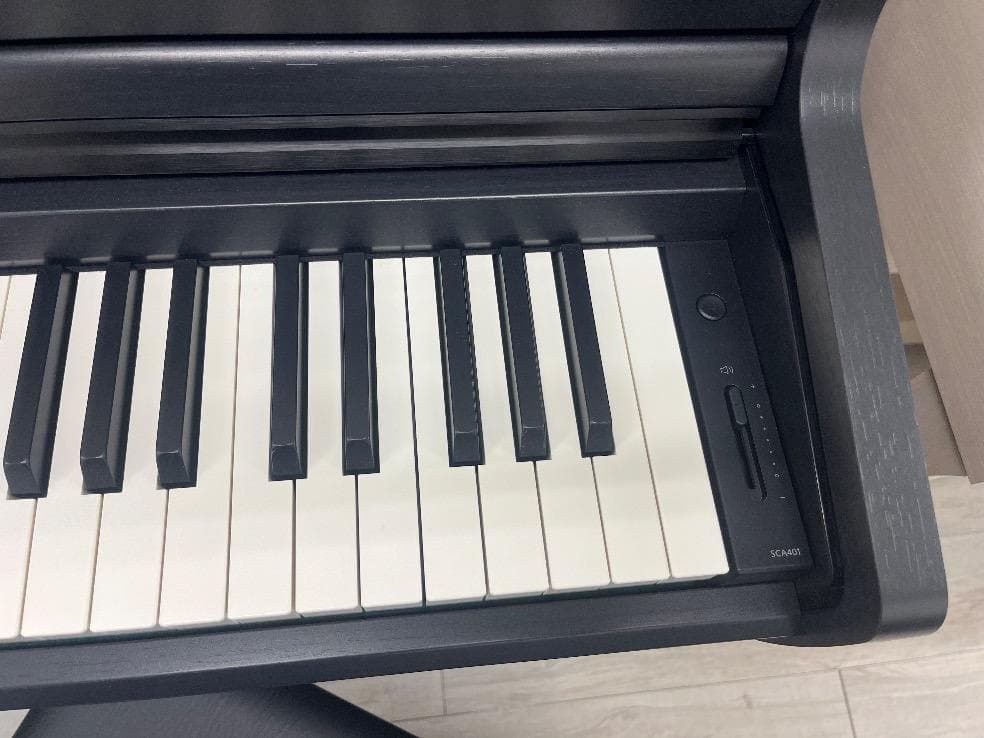 ★76586【電子ピアノ】KAWAI　SCA401MB　23年製