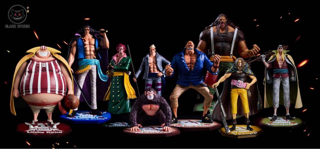 Black　赤髪海賊団Ver2.0　POPワンピース　フィギュア　ガレージキット