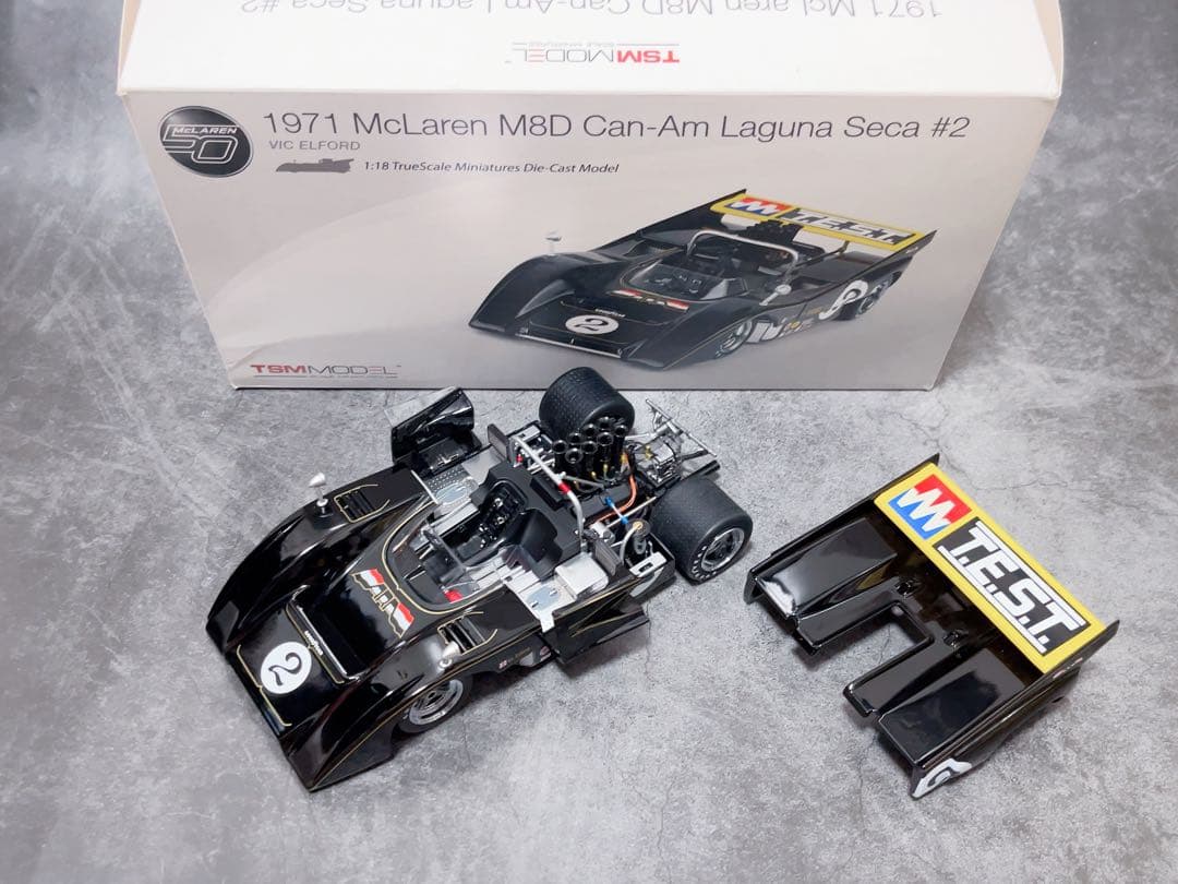TSM 1/18 マクラーレン M8D #2 カンナム ラグナセカ 1971