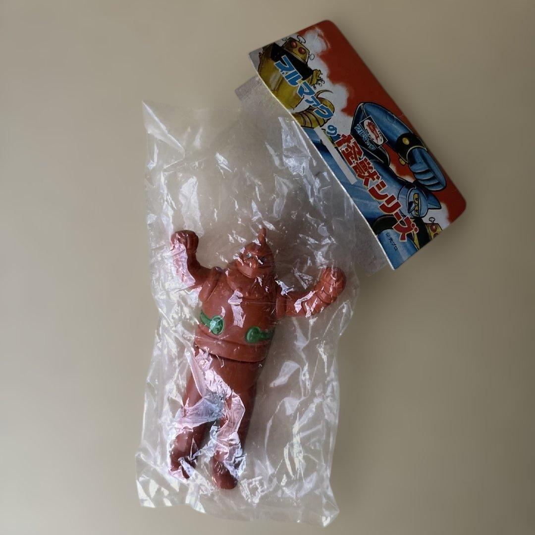 【中古品】年代物 ブルマァクの怪獣シリーズ 鉄人28号 ソフビ フィギュア