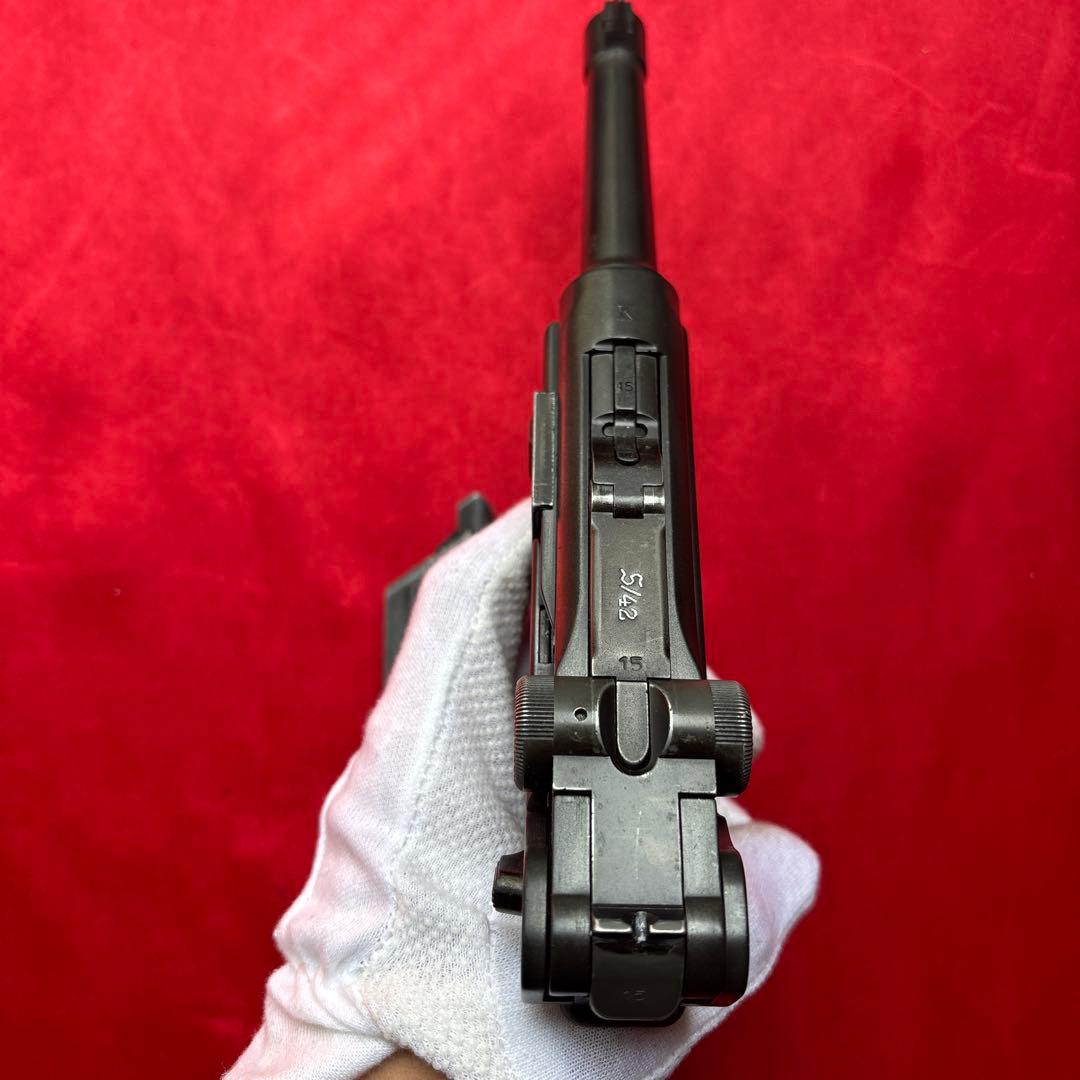 タナカ　ルガーP08HW 木製グリップ　予備マガジン付き