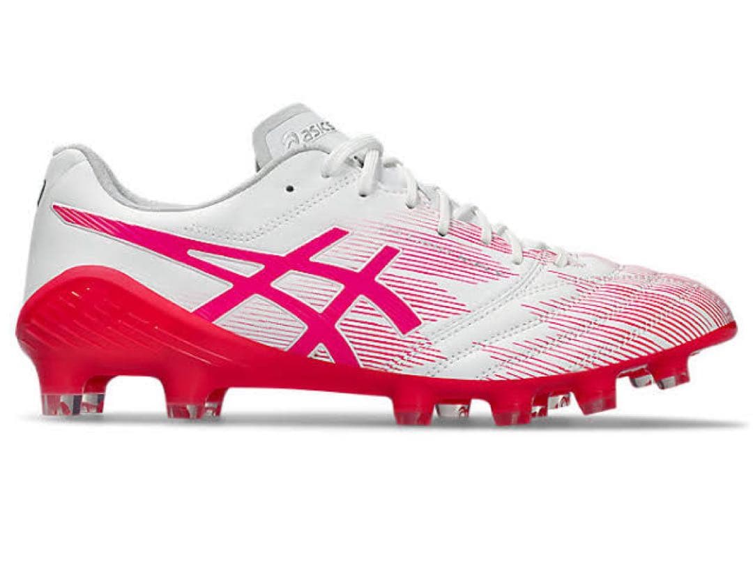 ASICS サッカーシューズ ホワイト/ピンク