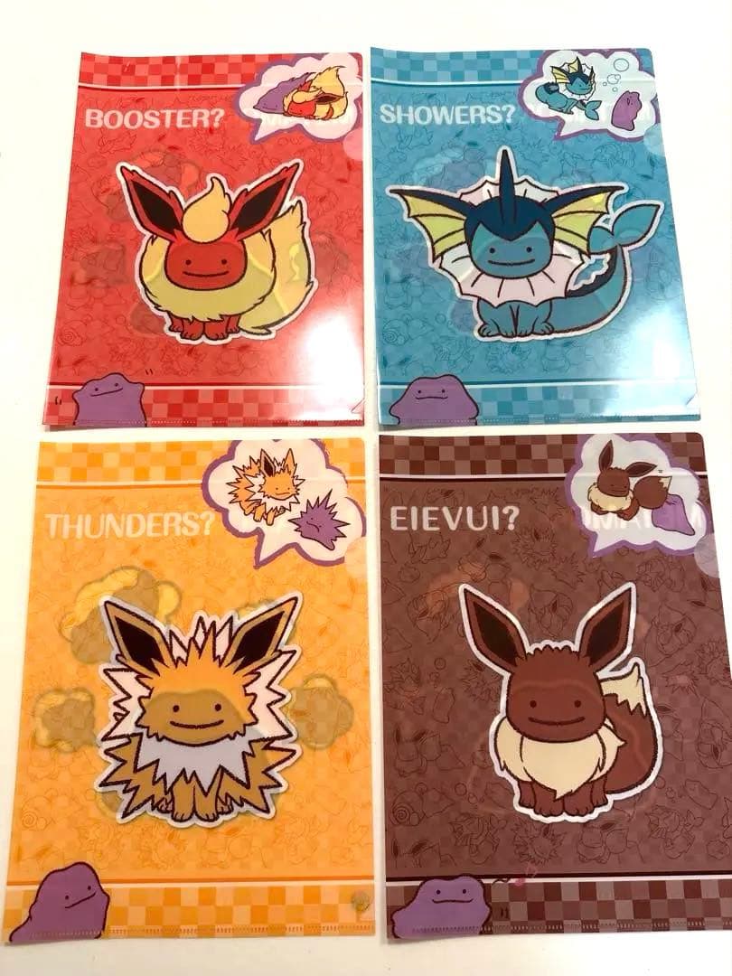 【レア】ブイズ　へんしん！メタモン　ノベルティ　A4クリアファイル