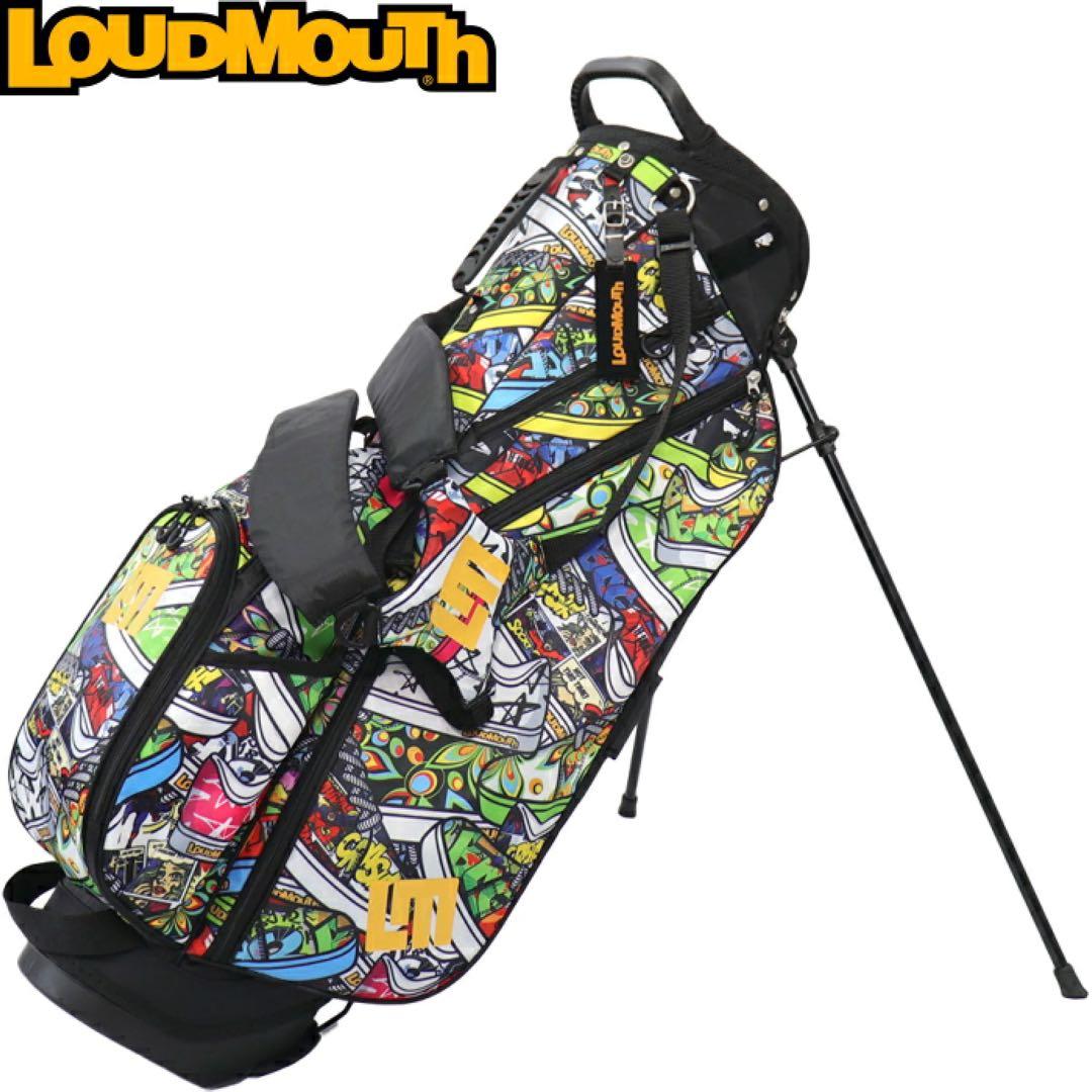 鮫*島様 【新品】ラウドマウス キャディバッグ 8.5型 （400）ラウドスニー