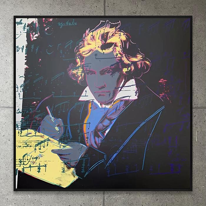 額装済/Sunday B Morning Beethoven II/ウォーホル