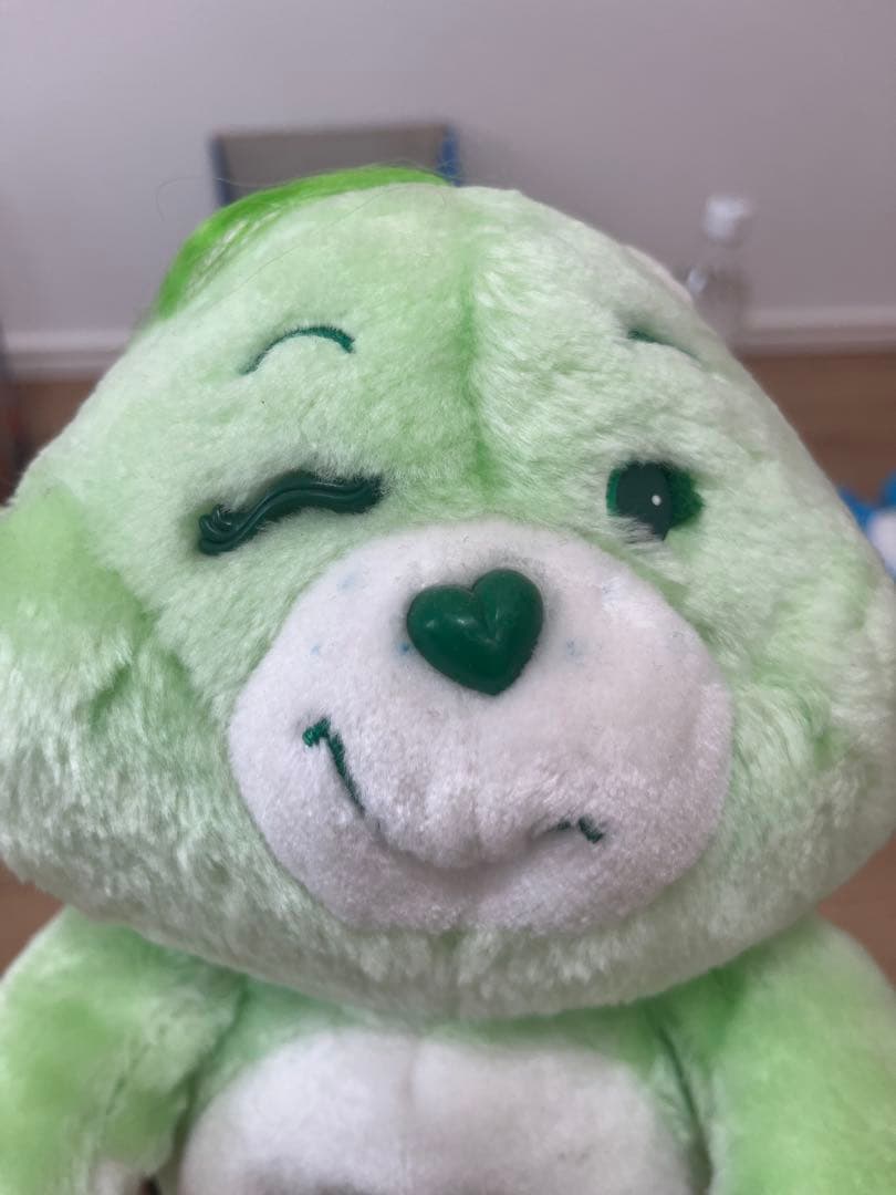 【値下げ】ケアベアグッドラックベア　ビンテージぬいぐるみ