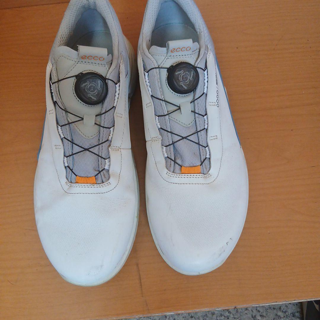 ecco ゴルフシューズ BOAダイヤル ホワイト