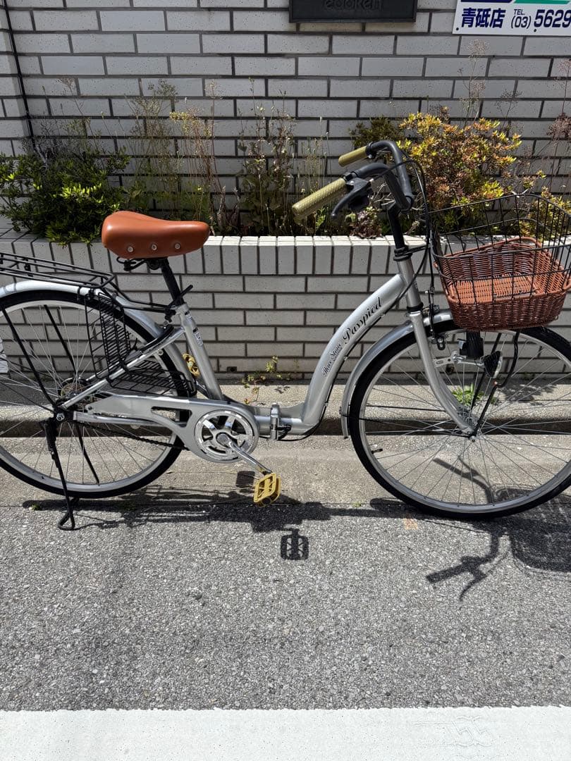 シルバー シティサイクル バスケット付き