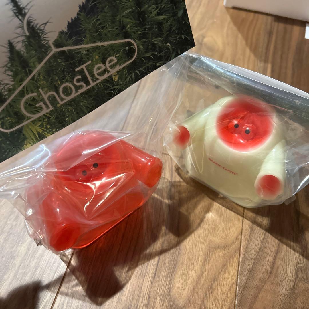 GhosTee フィギュアセット 赤 白⑨ ゴースティー