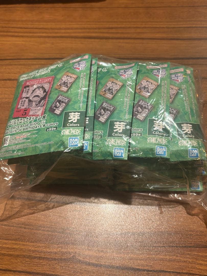 ONE PIECE BASESHOPくじ アクリルブロック 4〜6月 芽 15個