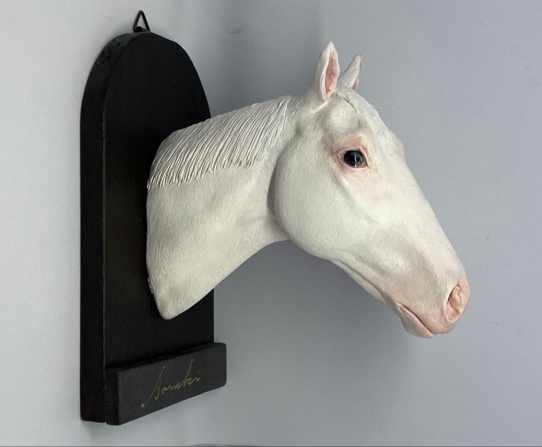 【競馬】アオラキ・壁掛けオブジェ＆キーホルダー　セット《リクエスト品》