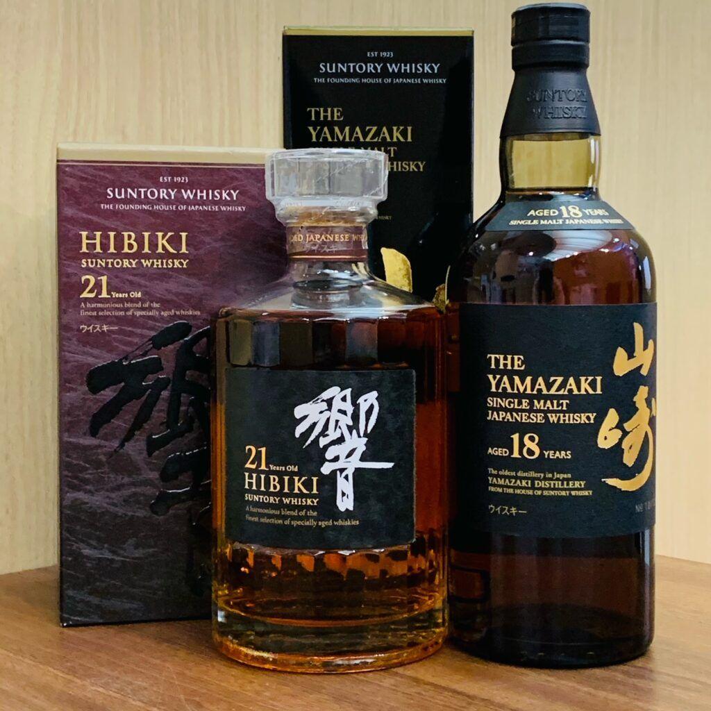 希少！お得！サントリー山崎18年1本　響21年1本