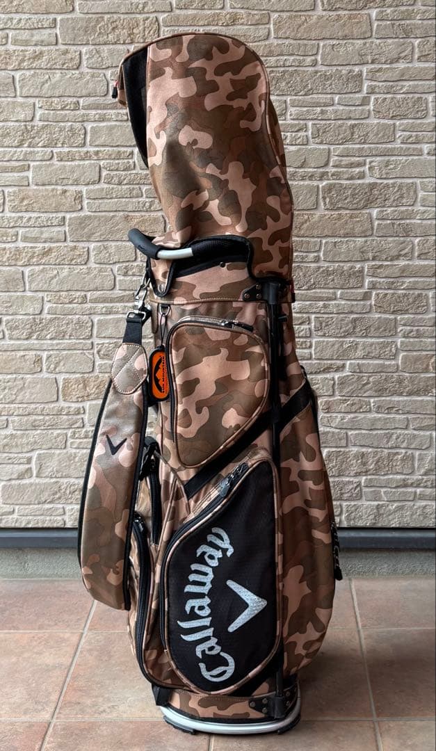 希少　Callaway キャロウェイ　迷彩柄　カモフラ　キャディバッグ　9.5型